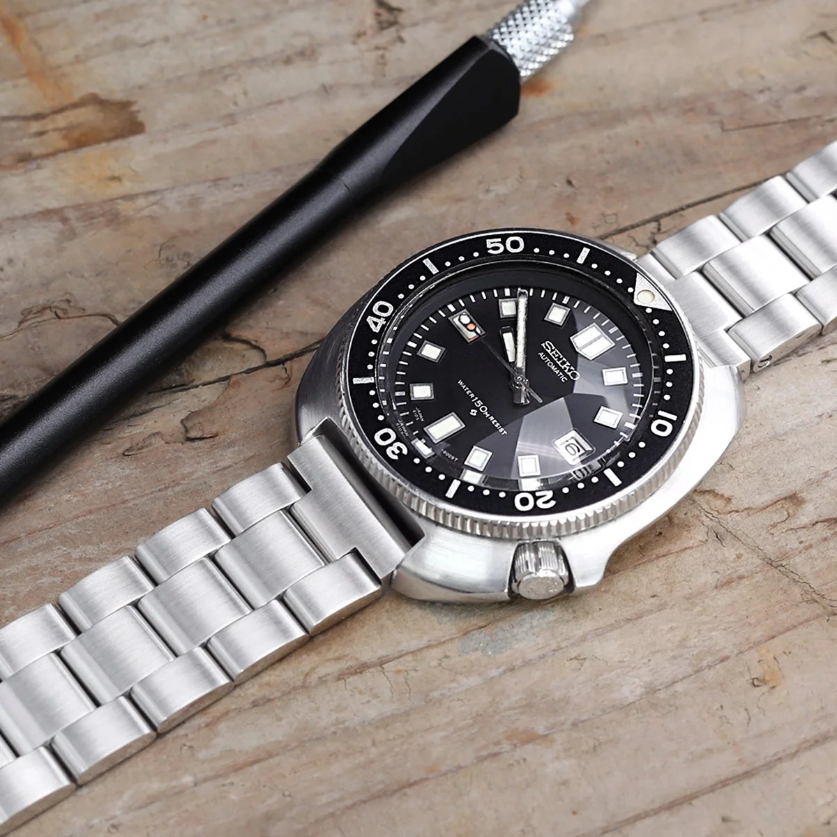 Super-O Boyer 19mm 20mm 21mm Stainless Steel Straight End Bracelet - Image 4