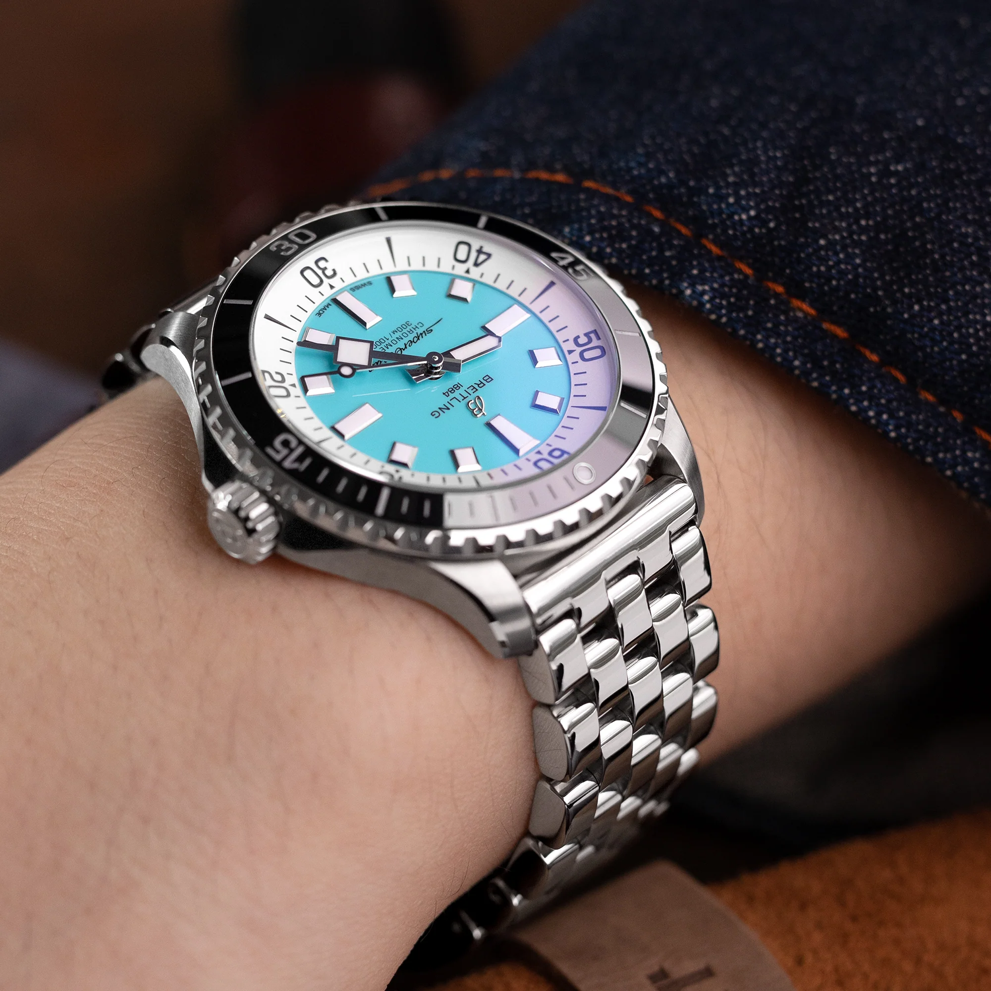 Super Engineer I Polished 316L Stainless Steel Watch Bracelet - Image 4