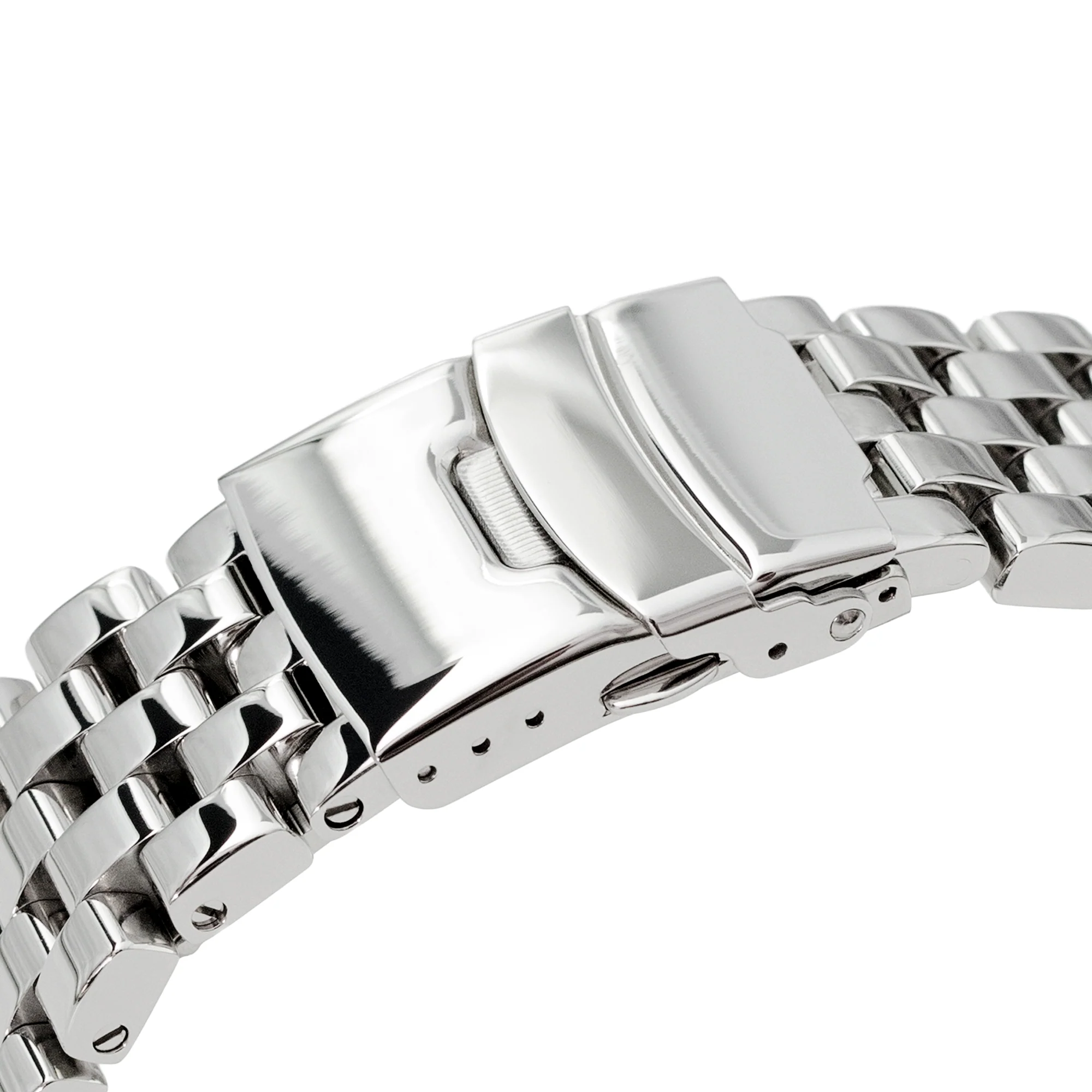 Super Engineer I Polished 316L Stainless Steel Watch Bracelet - Image 5