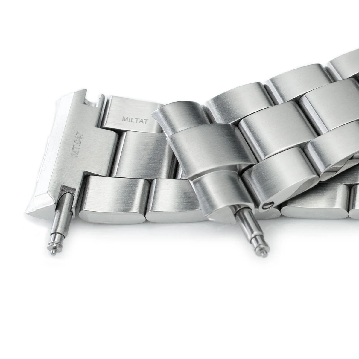 22mm Super-O Boyer Watch Band for Seiko New Turtles SRP777 SRP775 SRPA21 (PADI), Stainless Steel - Brushed, SUB Diver Clasp - Image 4