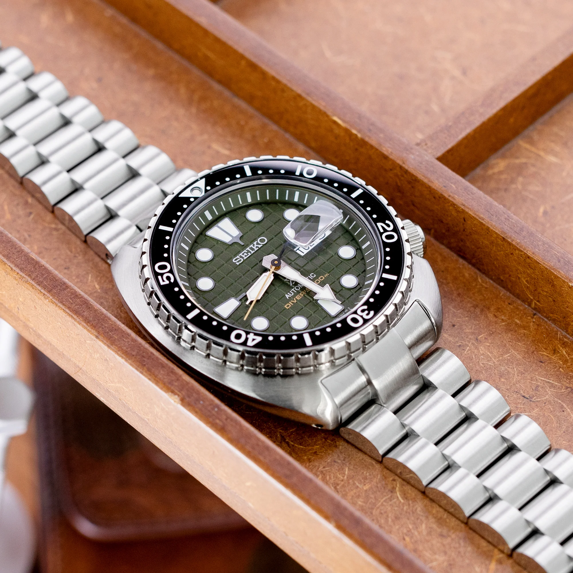 Endmill 22mm Stainless Steel Bracelet for Seiko Turtle SRP777 SRP775 SRPA21 - Image 3