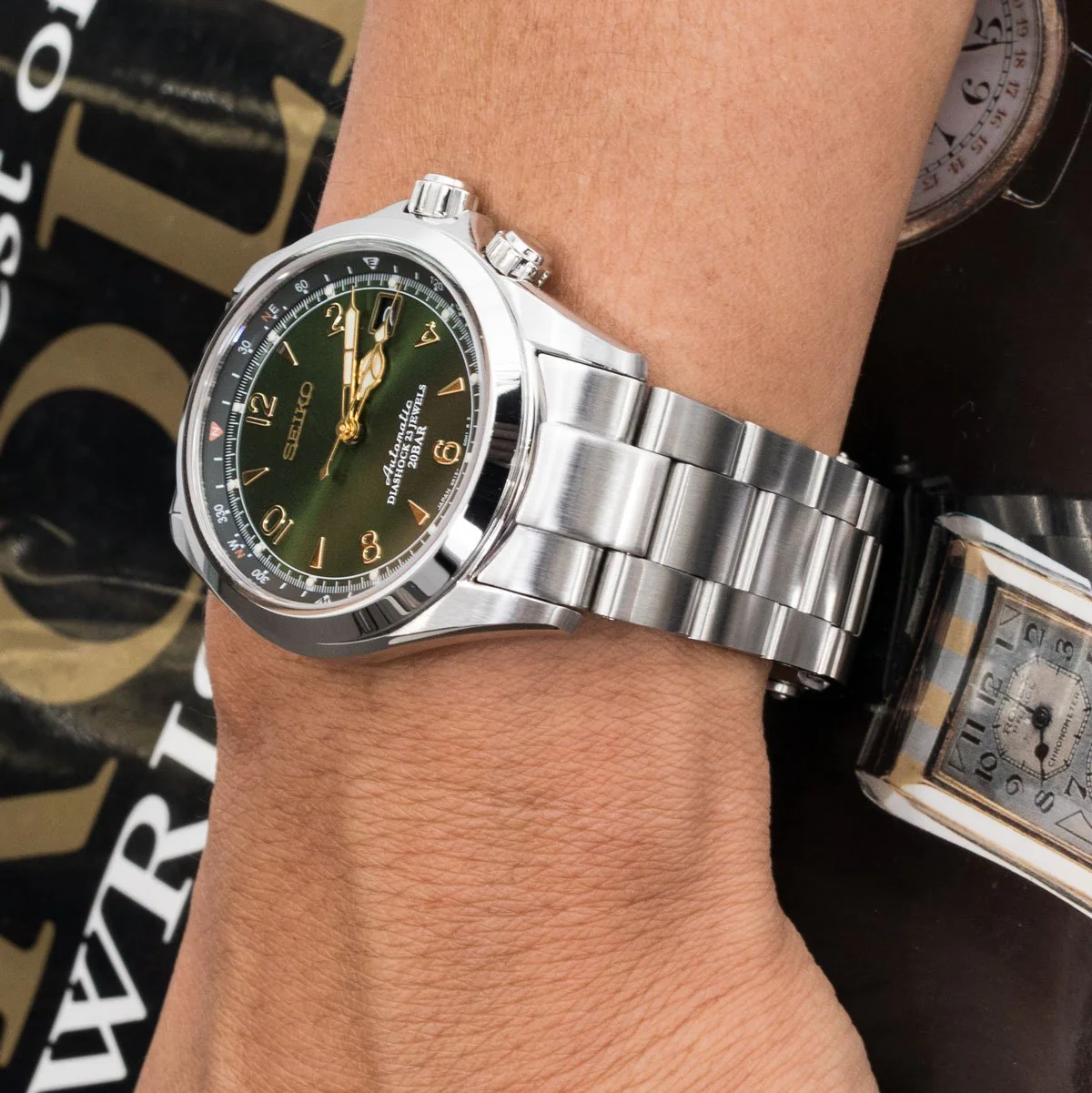 Super-O Boyer 20mm Stainless Steel Bracelet for Seiko Alpinist SARB017 SPB155 - Image 3