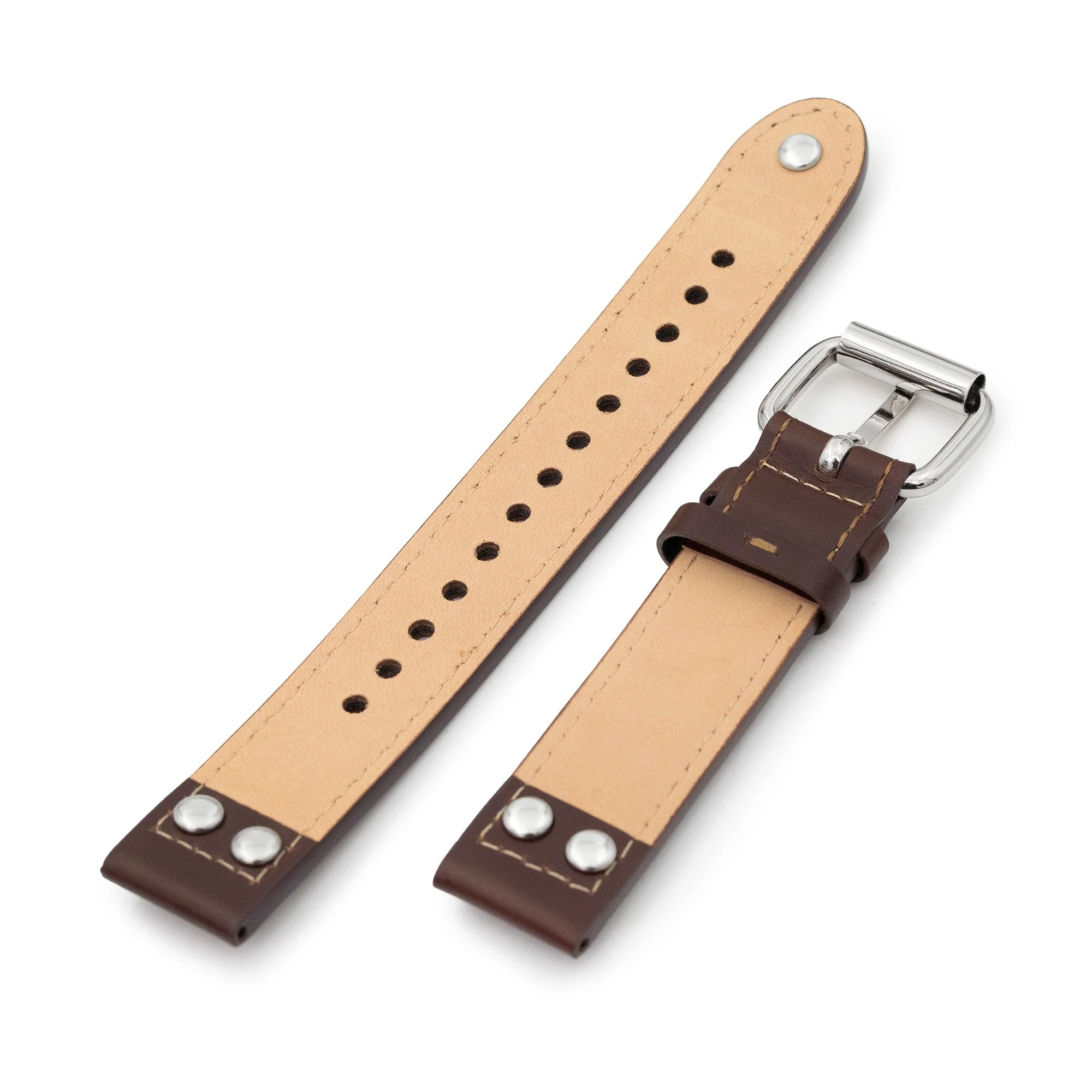 The Nav-39 2-Piece Leather Watch Band by HAVESTON Straps - Image 4