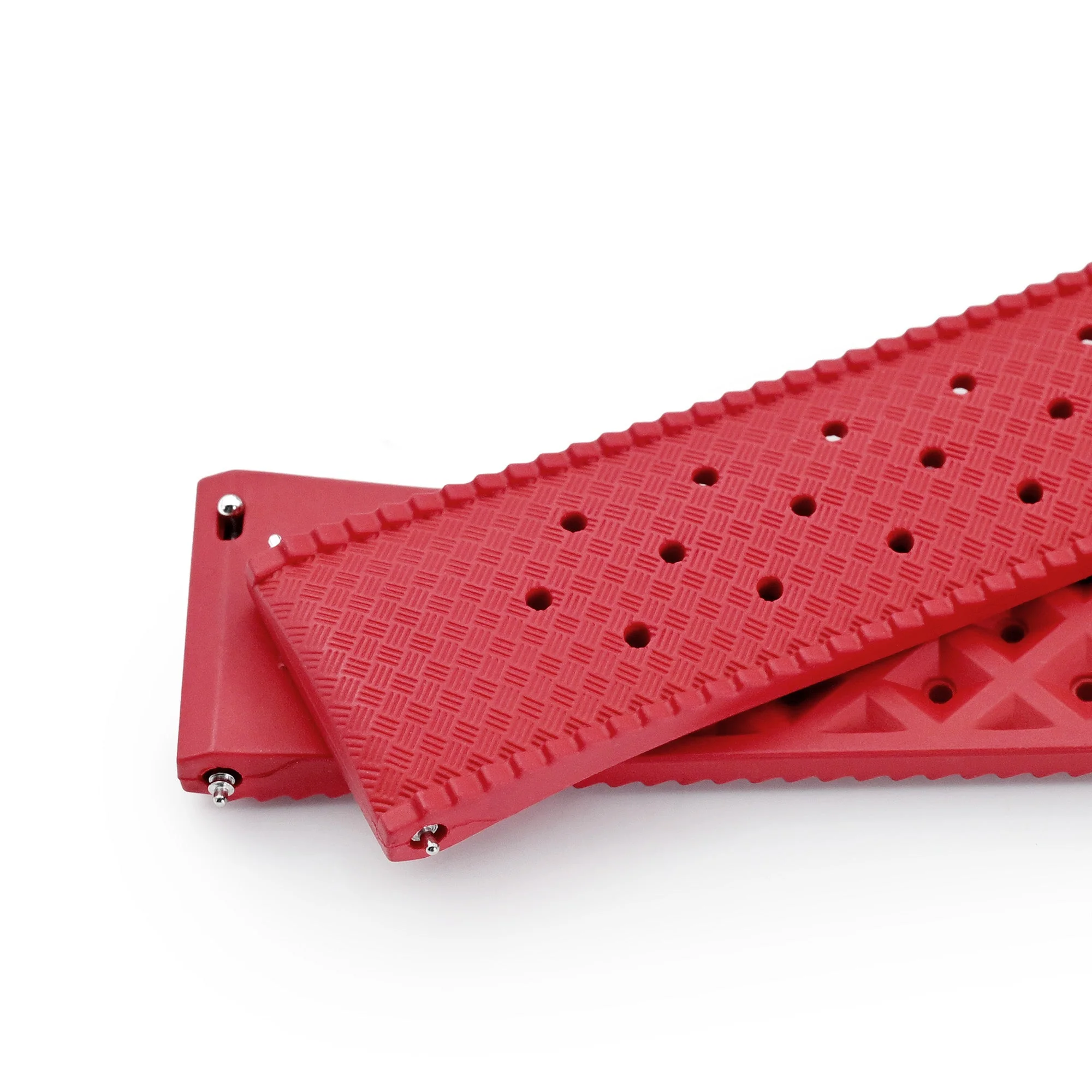 Quick Release Red Tropical-Style Pro FKM rubber watch strap, 20mm - Image 5