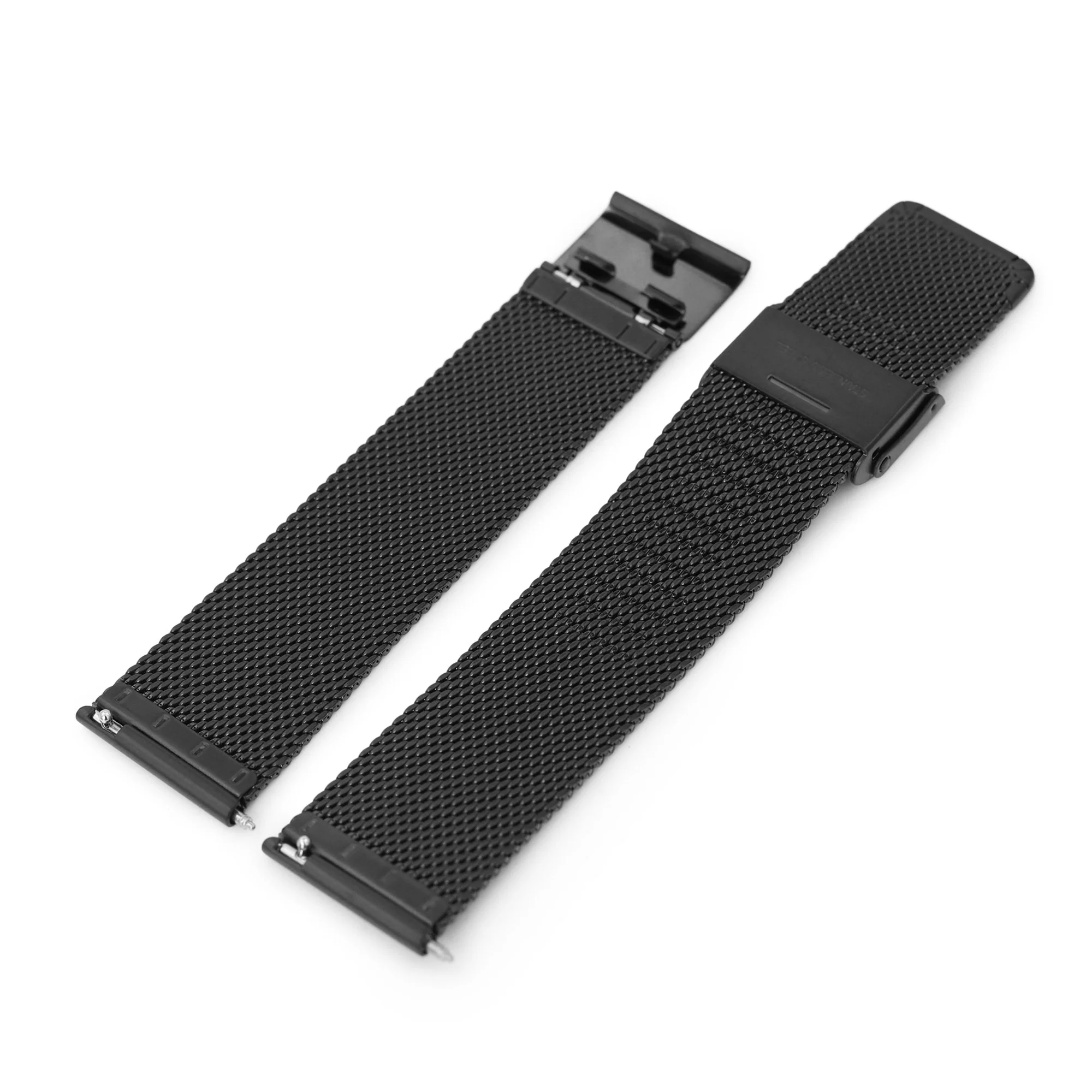 Quick Release Classic Superfine Mesh Watch Band, 18mm, 19mm, 20mm or 22mm, PVD Black - Image 5