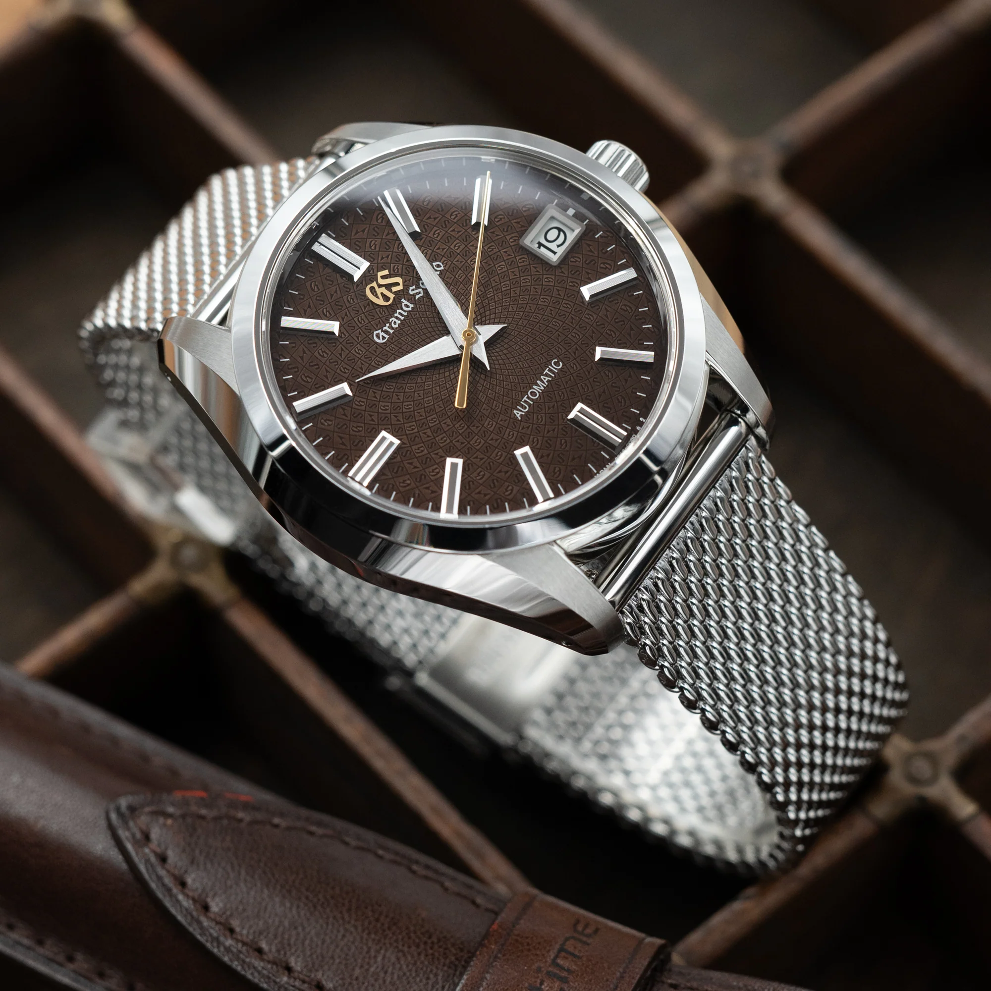 Quick Release Tapered Milanese Mesh Watch Band, 18mm, 19mm, 20mm, 21mm or 22mm, Polished - Image 7