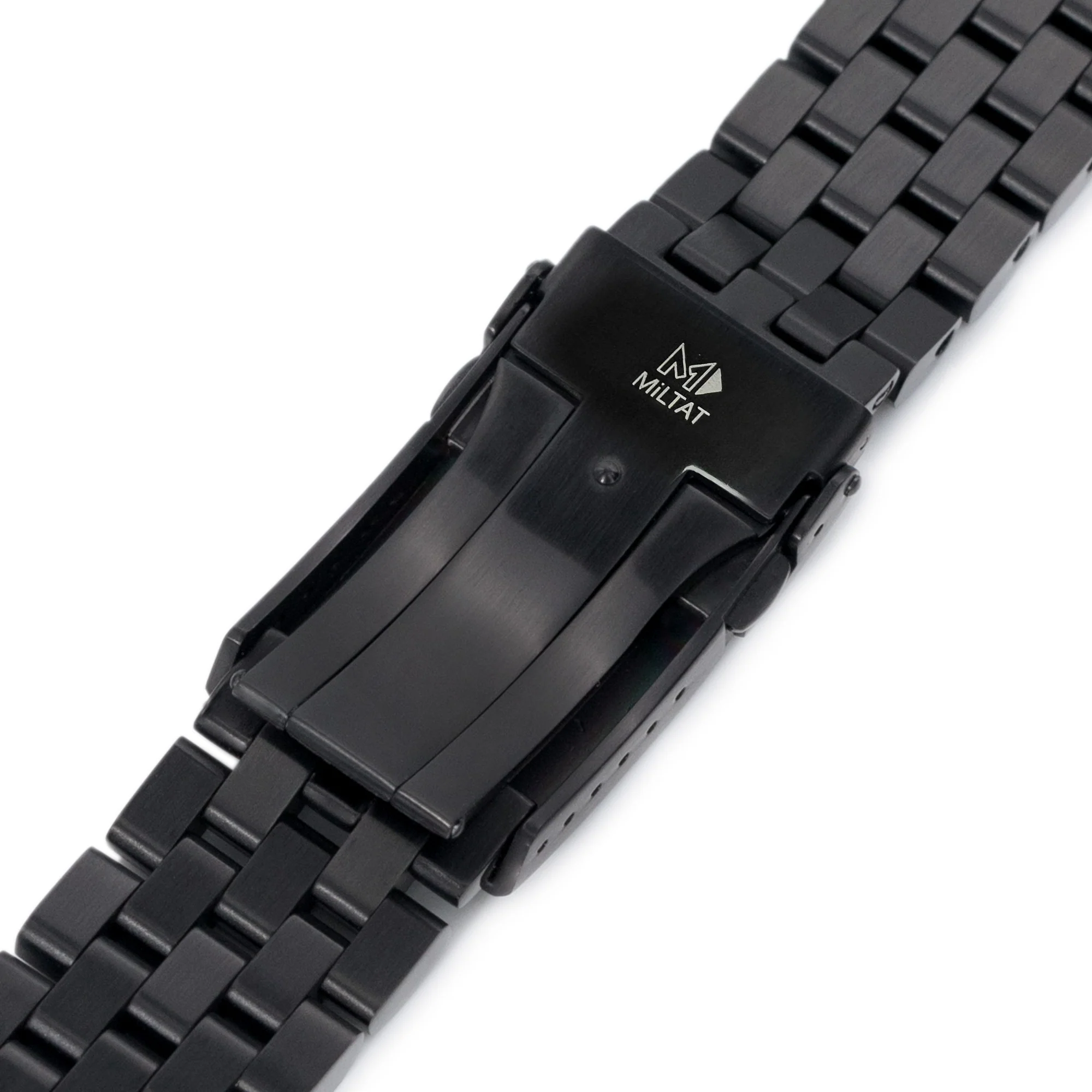 20mm, 22mm Super Engineer I Watch Band Straight End, 316L Stainless Steel Diamond-like Carbon (DLC coating) V-Clasp - Image 8