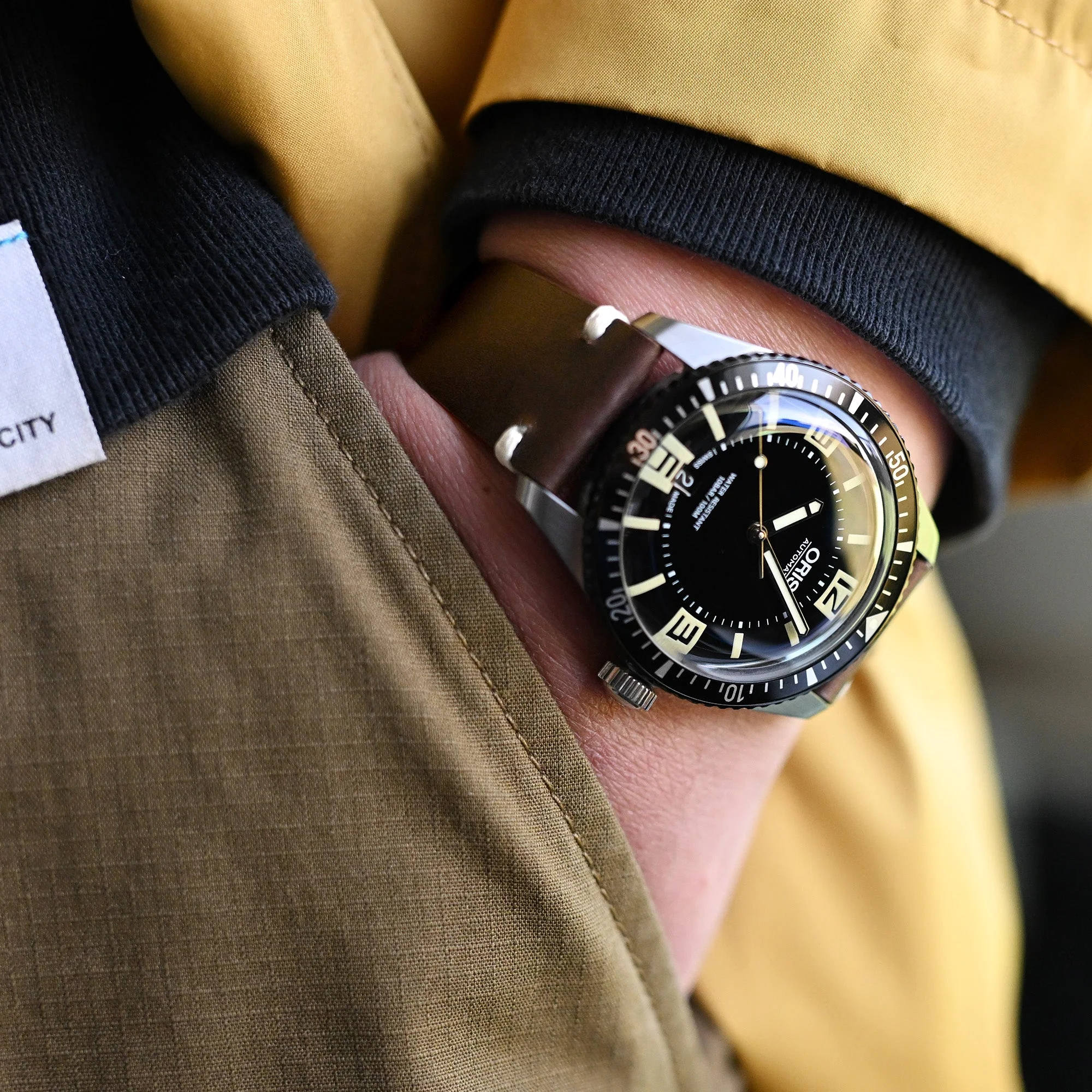 Brown Horween Chromexcel Watch Strap | Twin-Stitch Quick Release | 20mm - Image 5