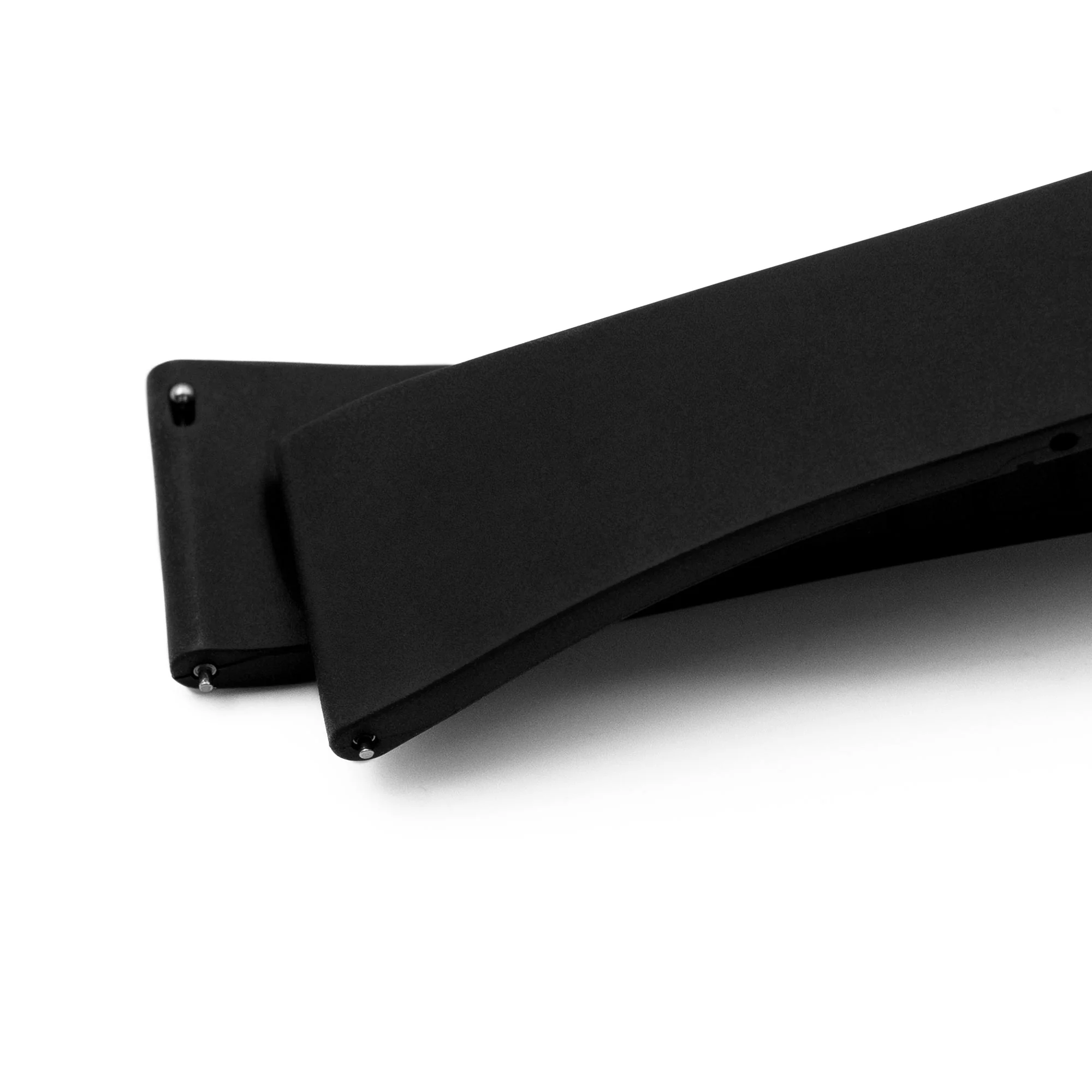 Quick Release FKM26 Black FKM Rubber watch strap - Image 3