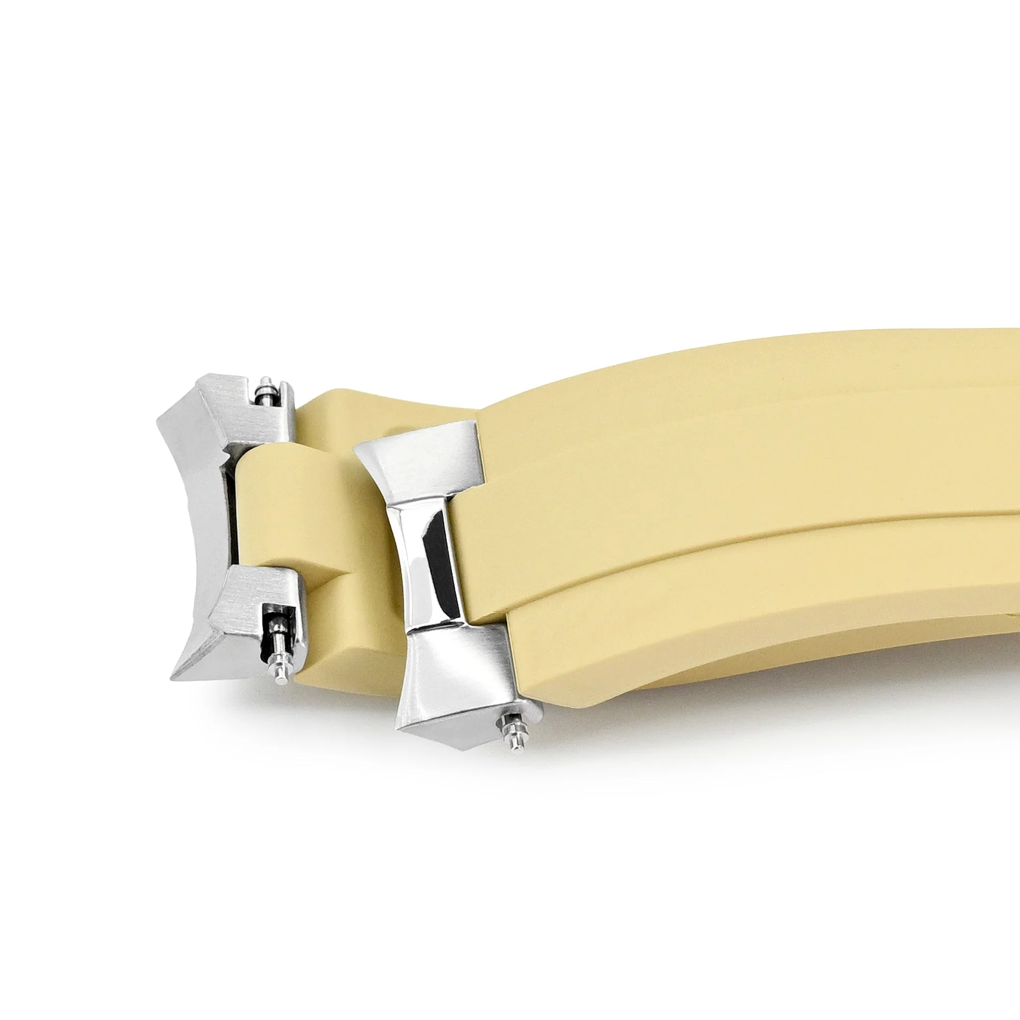 20mm Crafter Blue - MX03-733 Khaki FKM Rubber Strap With End Links compatible with Hamilton Khaki Field 38mm - Image 4