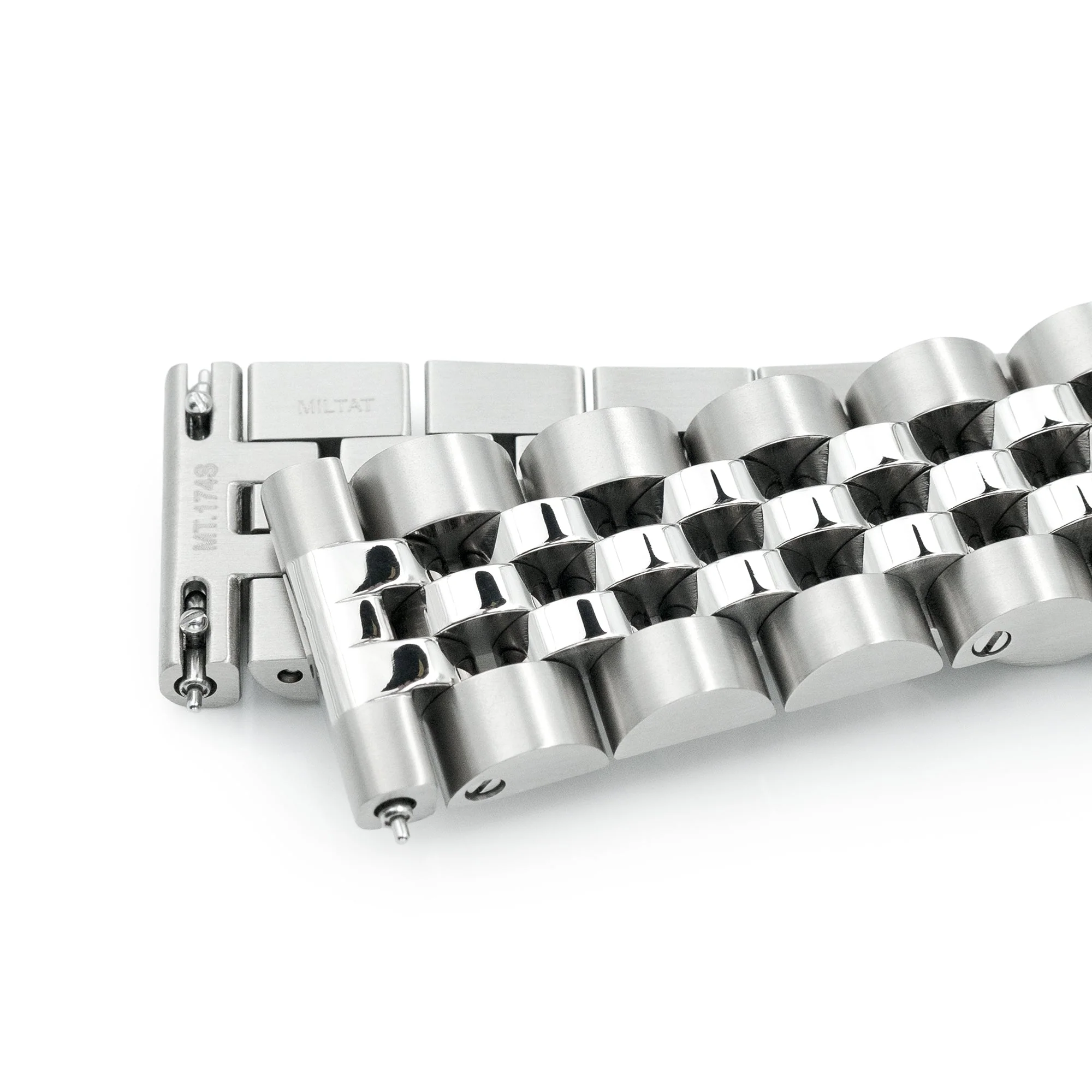 20mm Angus-O2 QR Titanium Watch Band Straight End Quick Release, Brushed Slinea Clasp - Image 9