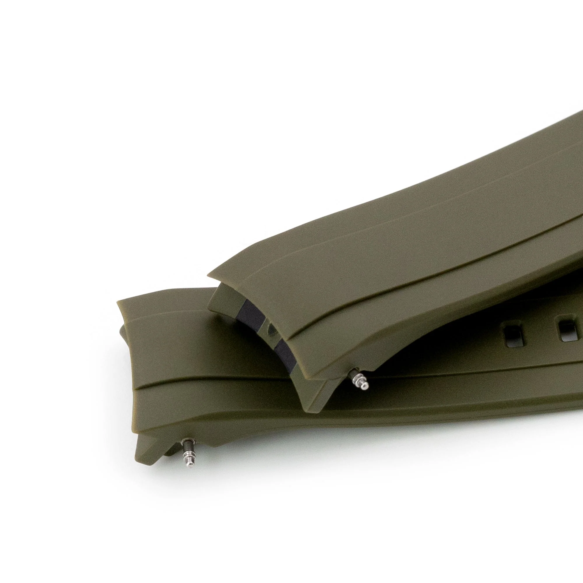 StrapXPro Lite - MX1A Rubber Strap for New Seiko Monster 4th Gen., Military Green - Image 5